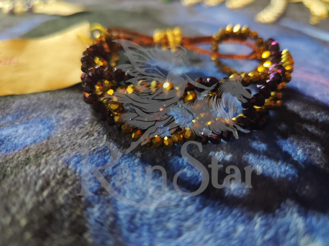 A handmade adjustable bracelet made with high-quality glass beads, carefully designed to support success, confidence, and forward momentum.